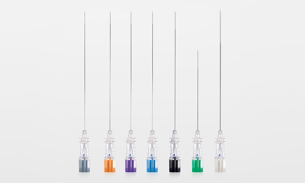 Disposable lumbar puncture needle